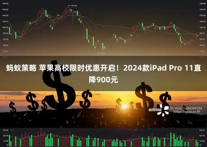 蚂蚁策略 苹果高校限时优惠开启！2024款iPad Pro 11直降900元